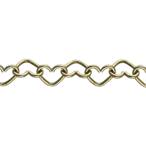 Heart Chain 4.5mm - Gold Filled