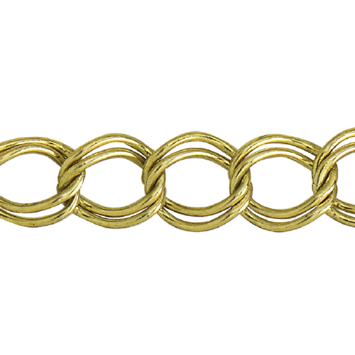 Parallel Curb Chain 6.2 x 7.1mm - Gold Filled