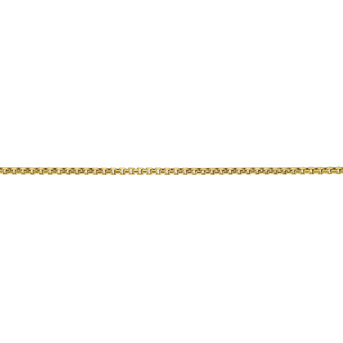 Round Box Chain 1mm - Gold Filled