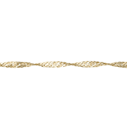 1.5mm Singapore Herringbone Chain - Gold Filled