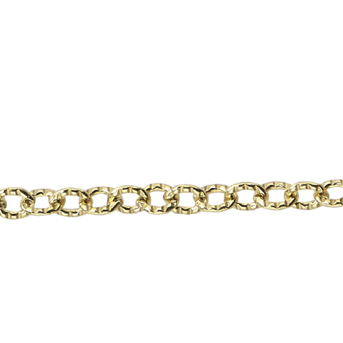Textured Chain 2.7 x 3.9mm - Gold Filled