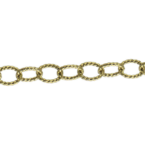 Textured Chain 3.65 x 4.6mm - Gold Filled
