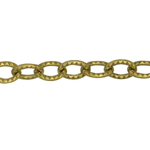 Textured Chain 3.9 x 5.1mm - Gold Filled
