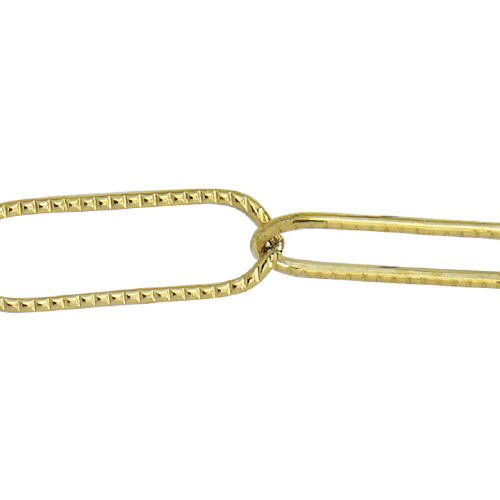 Textured Chain 5.35 x 15.5mm - Gold Filled