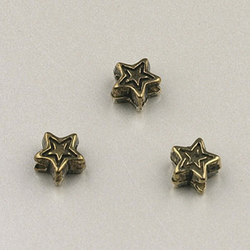 Star Beads - Gold Plated