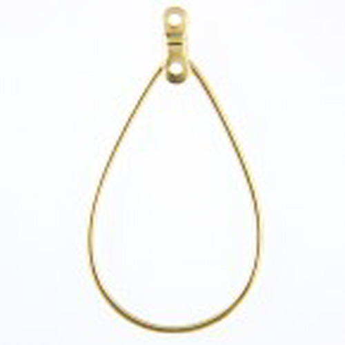 Earring Teardrop - Gold Plated