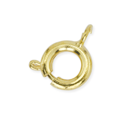 Spring Ring 7mm - Gold Plated  (216pcs/pkt)