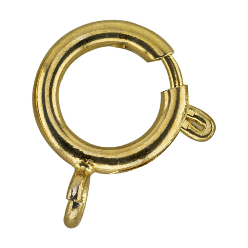 Spring Ring 9mm (Other Size Available) - Gold Plated (144pcs/pkt)