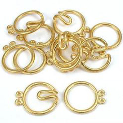 Hook & Eye - Gold Plated (100pcs/pkt)