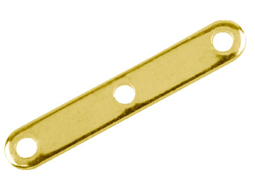 Seperator Bars (3 Holes) - Gold Plated
