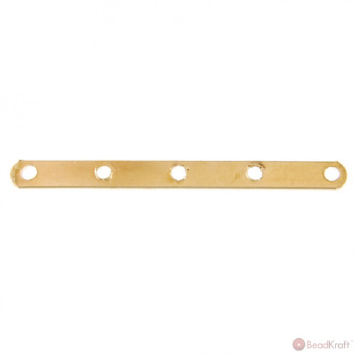 Seperator Bars (5 Holes) - Gold Plated