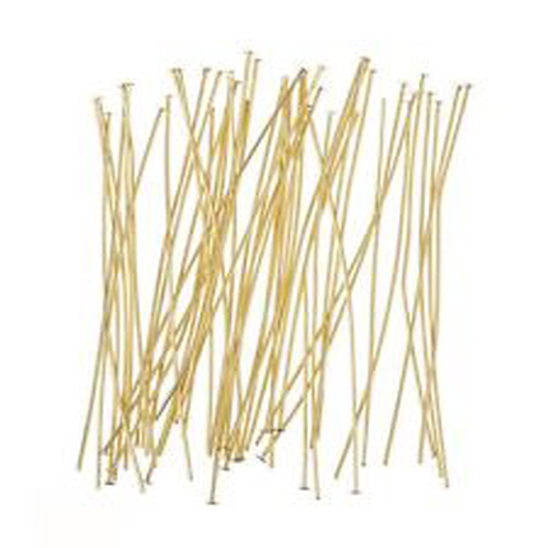 Head Pins - Extrathin (2 inch)  - Gold Plated (1/4lb)