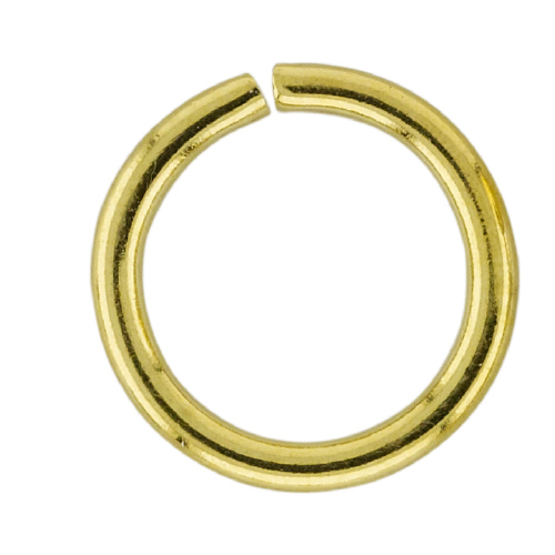 Jump Rings (8mm) - Gold Plated (1/4lb)