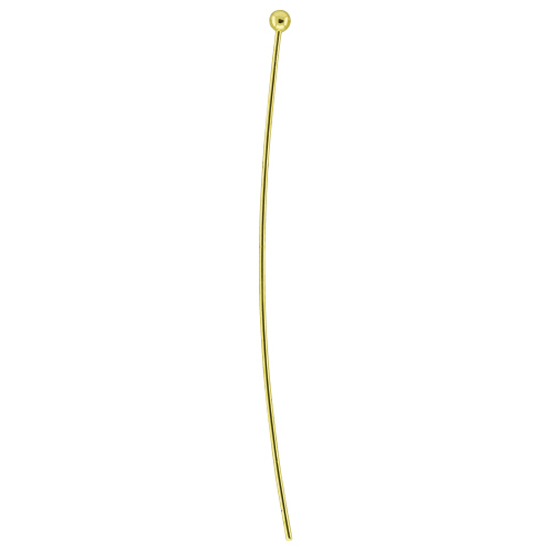 Ball Head Pins - Regular (2 inch) - Gold Plated (500pcs/pkt)