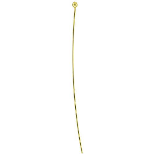 Ball Head Pins - Regular (3 inch)  - Gold Plated (500pcs/pkt)