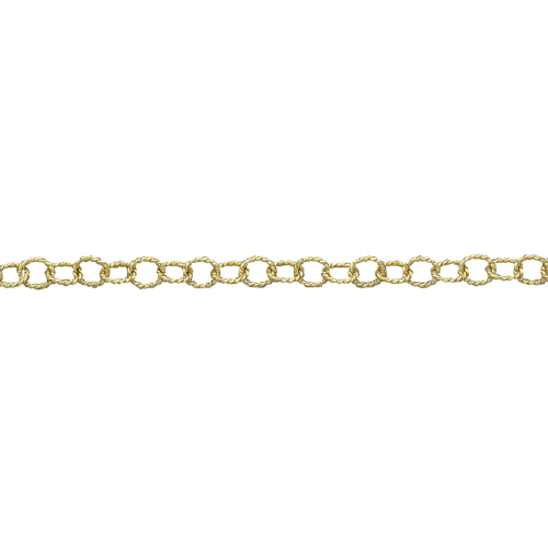 Textured Chain - Gold Plated