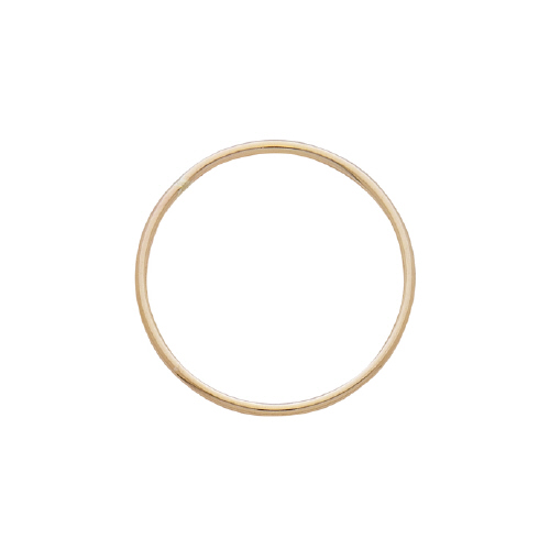 Plain Round Links 15mm - Gold Filled