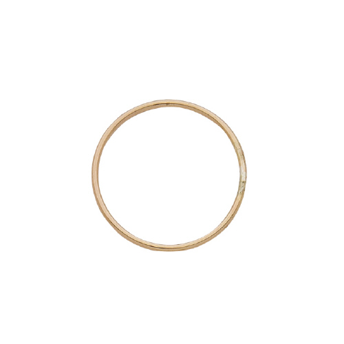 Round Plain Links 20mm - Gold Filled