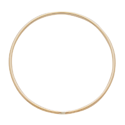 Plain Round Links 30mm - Gold Filled