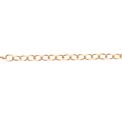 Cable Chain 1.4 x 1.8mm - Rose Gold Filled