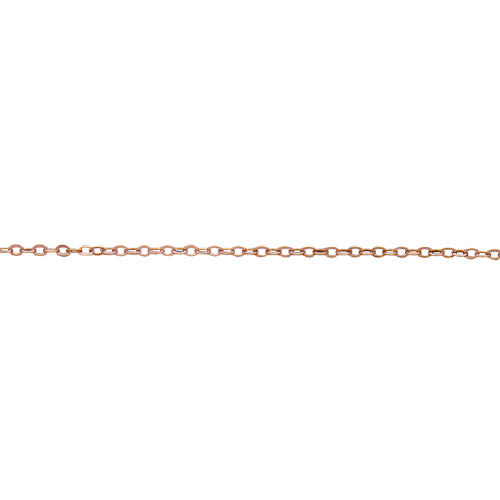 Flat Cable Chain 1.45 x 1.65mm - Rose Gold Filled