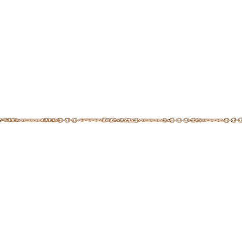 Immitation Bar Chain 0.9 x 6.3mm - Rose Gold Filled