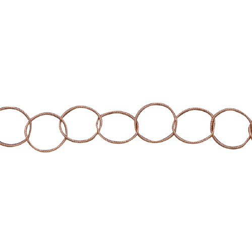 Textured Chain 10mm - Rose Gold Filled