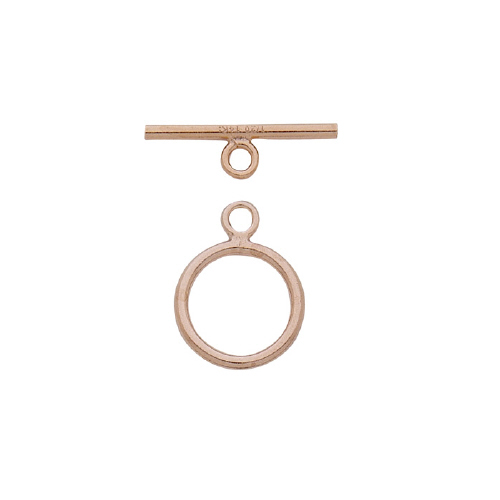 11mm Toggle Clasps - Rose Gold Filled