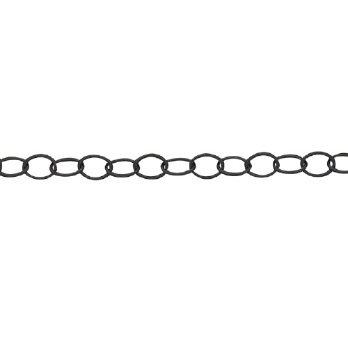 Cable Chain - Ruthenium Plated