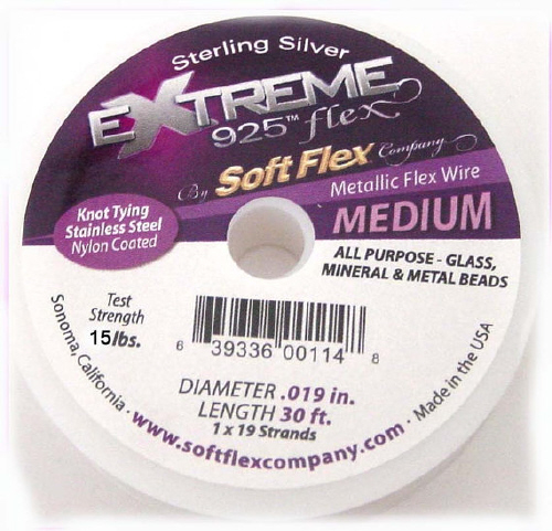 Softflex 0.019 Dia 30 ft - Sterling Silver