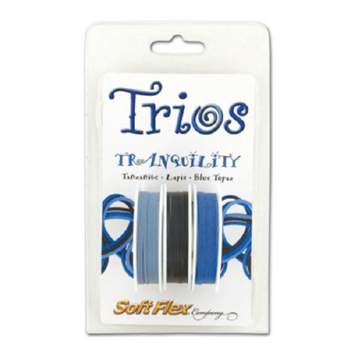 Softflex Trios - 0.019 Dia 3x10ft Tranquility(Tanzanite/Lapis/Blue Topaz)