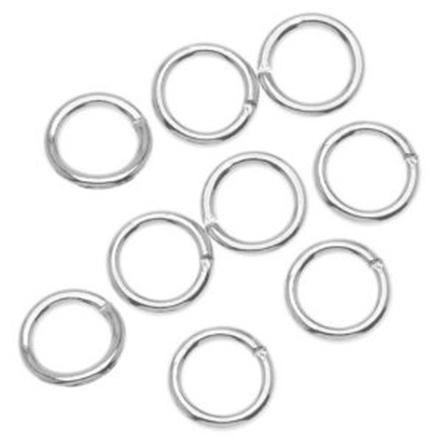 Jump Rings (12mm) - Silver Plated