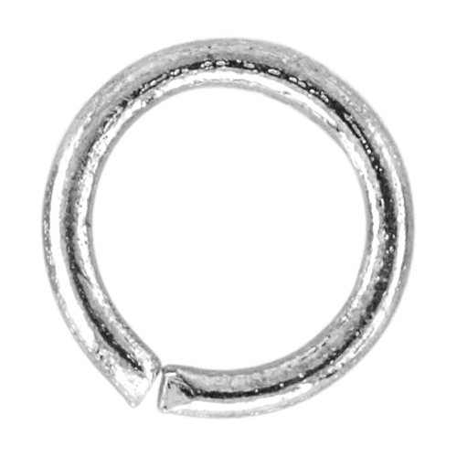 Jump Rings (6mm) - Silver Plated (1/4lb)