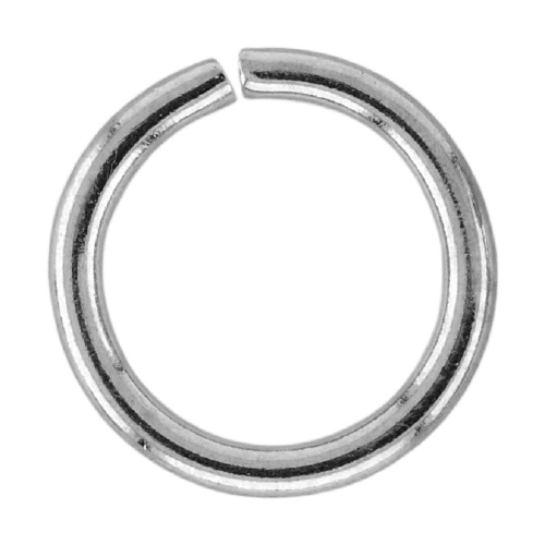 Jump Rings (8mm) - Silver Plated (1/4lb)