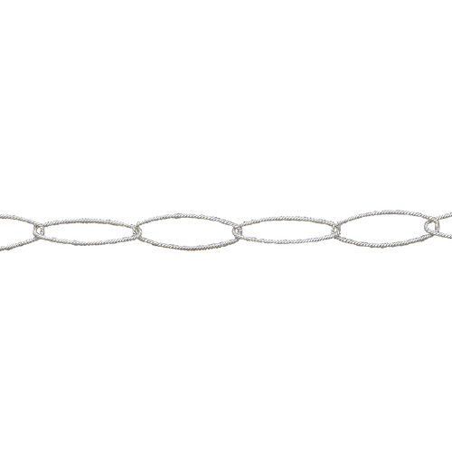 Textured Chain - Silver Plated