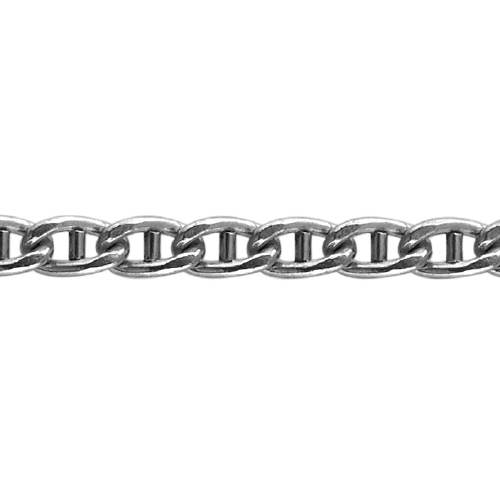 Anchor Chain 3 x 5.5mm - Sterling Silver