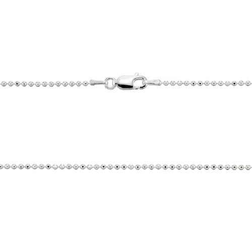 Diamond Cut Bead Chain 1.5mm 18