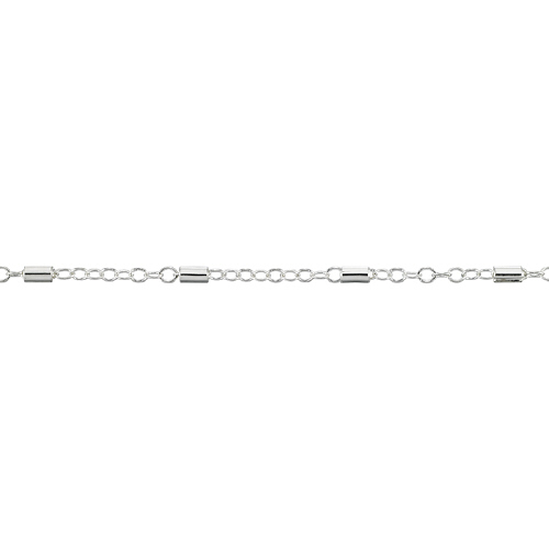 Bar Chain 1.7 x 2.8mm - Sterling Silver