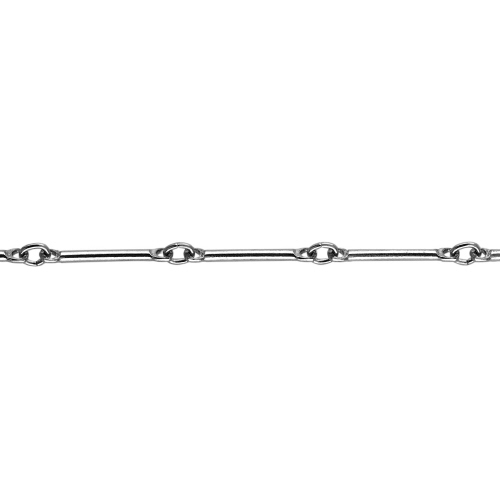 Bar Chain 1.1 x 12.85mm - Sterling Silver