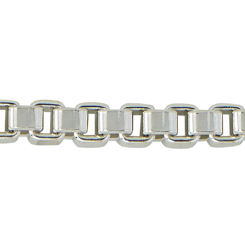 Box Chain 4.4mm - Sterling Silver