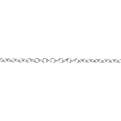 Cable Chain 1.08 x 1.4mm - Sterling Silver