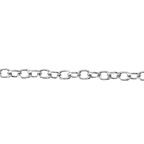 Cable Chain 1.8 x 2.35mm - Sterling Silver