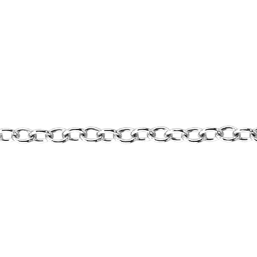 Cable Chain 1.8 x 2.4mm - Sterling Silver