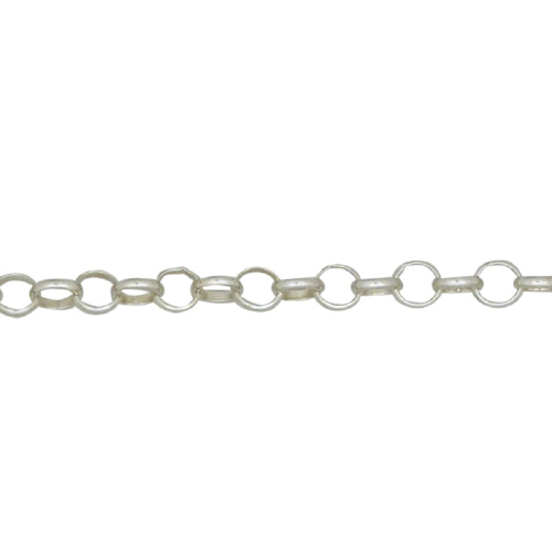 Cable Chain 2.4 x 3mm - Sterling Silver