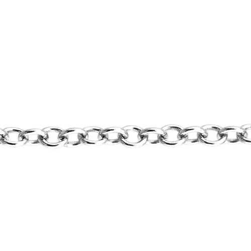 Cable Chain 2.9 x 3.4mm - Sterling Silver