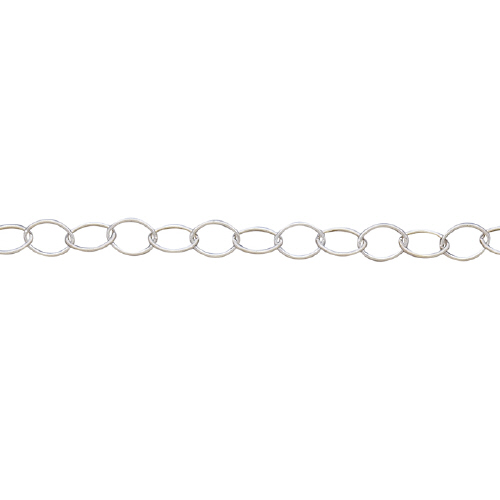 Cable Chain 5.6 x 7.8mm - Sterling Silver
