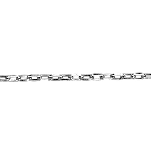 Flat Cable Chain 1.4 x 2.55mm - Sterling Silver