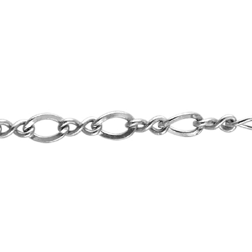 Figure 8 Chain 3 x 4.5mm - Sterling Silver