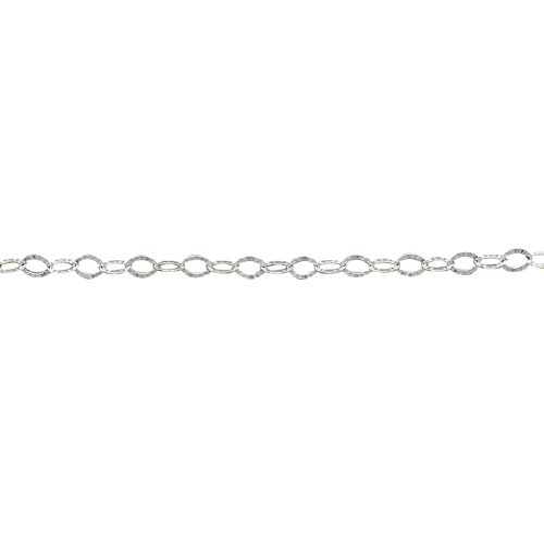 Fancy Diamond Cut Chain 2.75mm - Sterling Silver