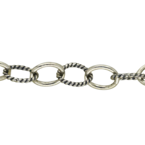 Fancy  Chain 4.6 x 5.7mm - Sterling Silver